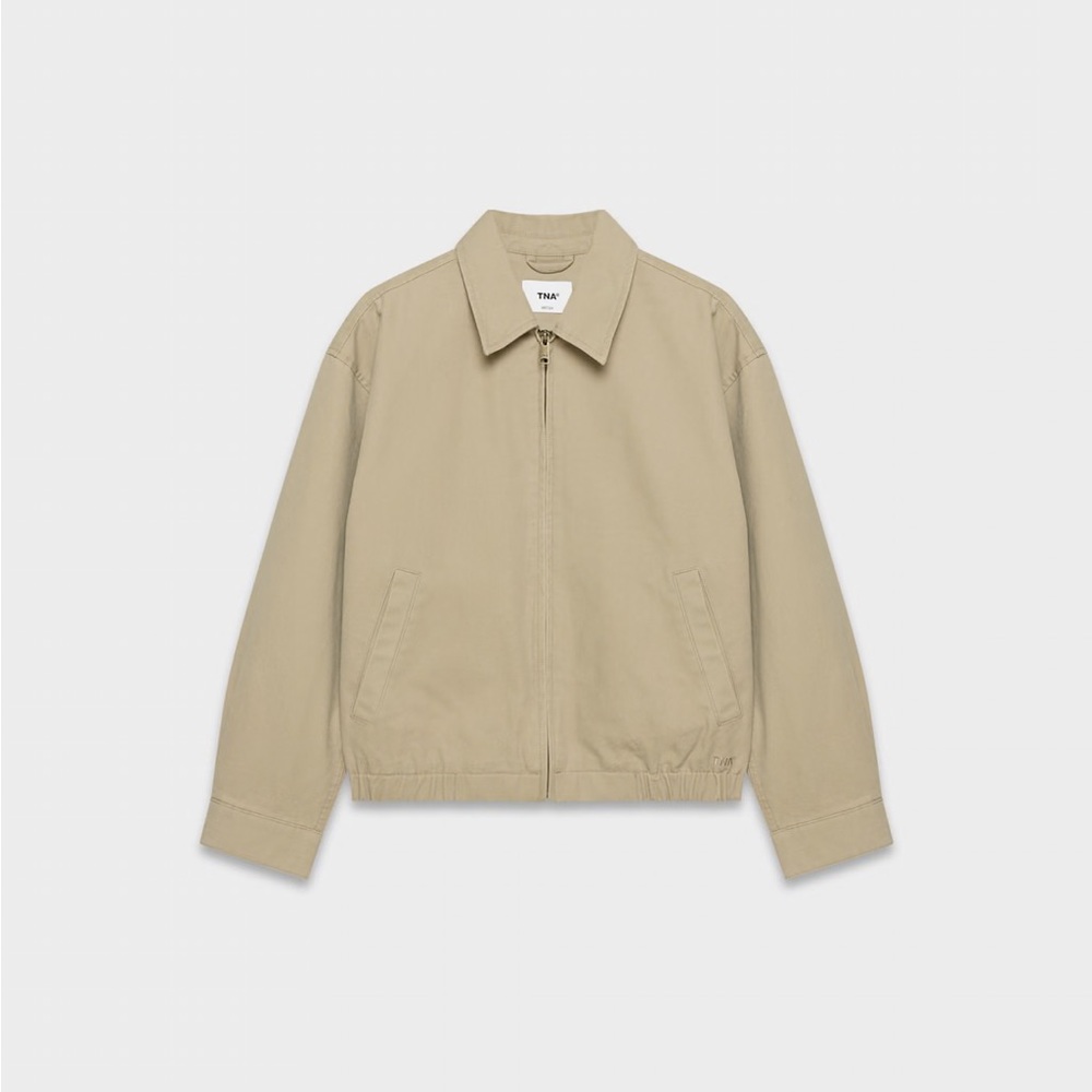 Aritzia Tan Bomber Jacket
